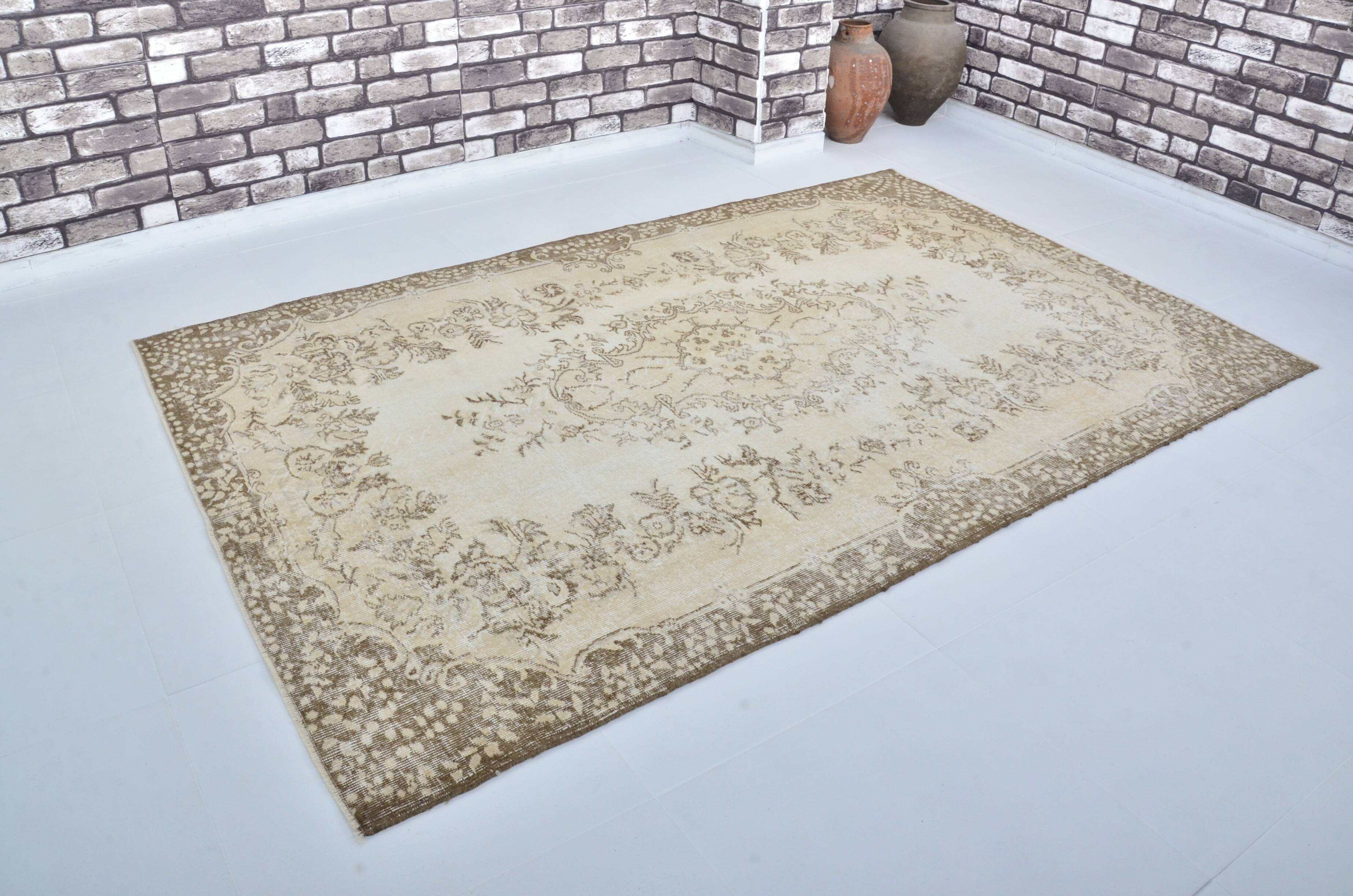 Tapis vintage turc Oushak sku 3199