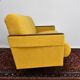 Scandinavian style yellow boucle folding sofa, 1960s