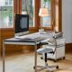 USM Haller table in anthracite grey – iconic Swiss design