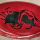 Vallauris fish dish signed Mevel