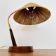 Lampe de table en sisal et teck par Temde