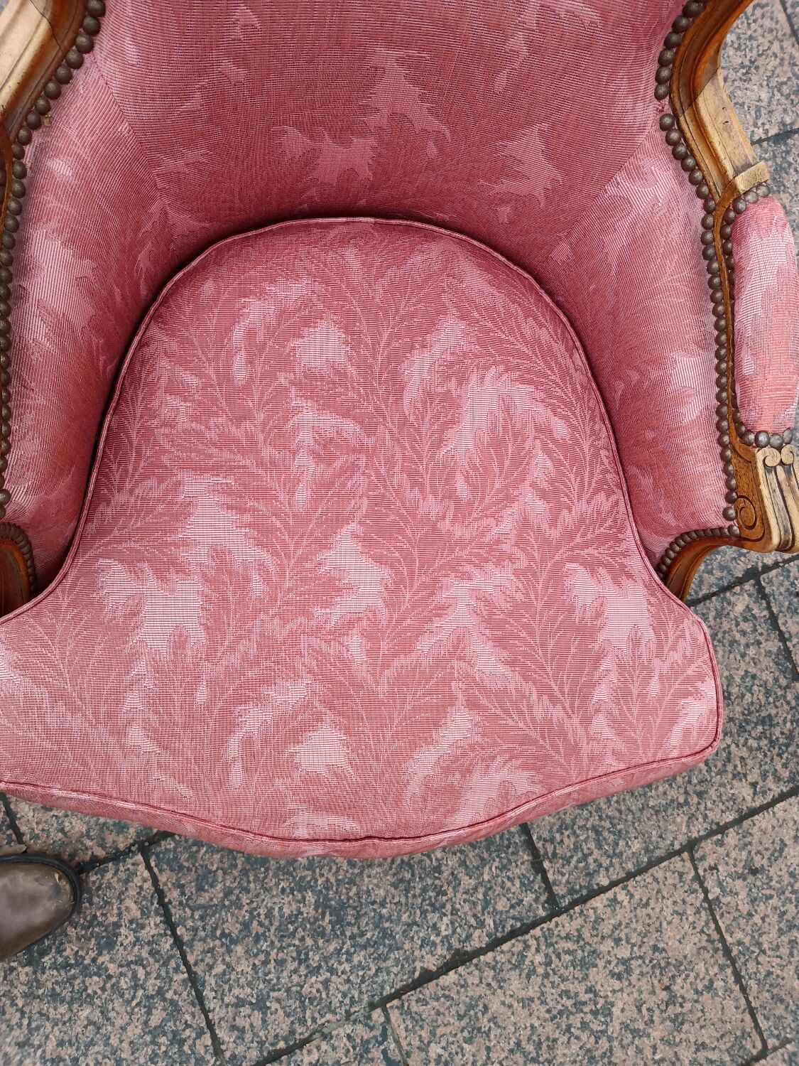 Pair of antique armchairs louis xv style