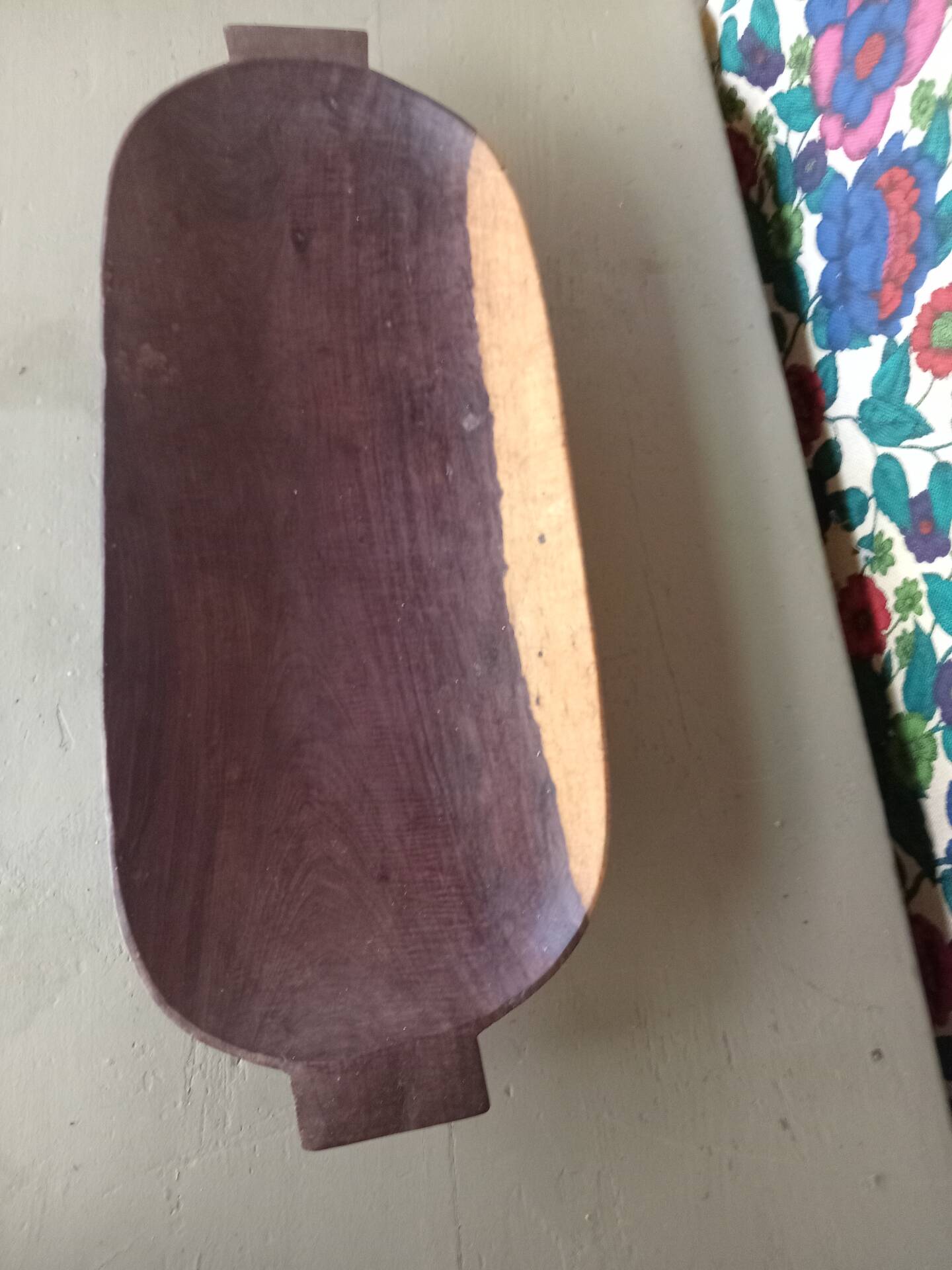 Exotic wood plate