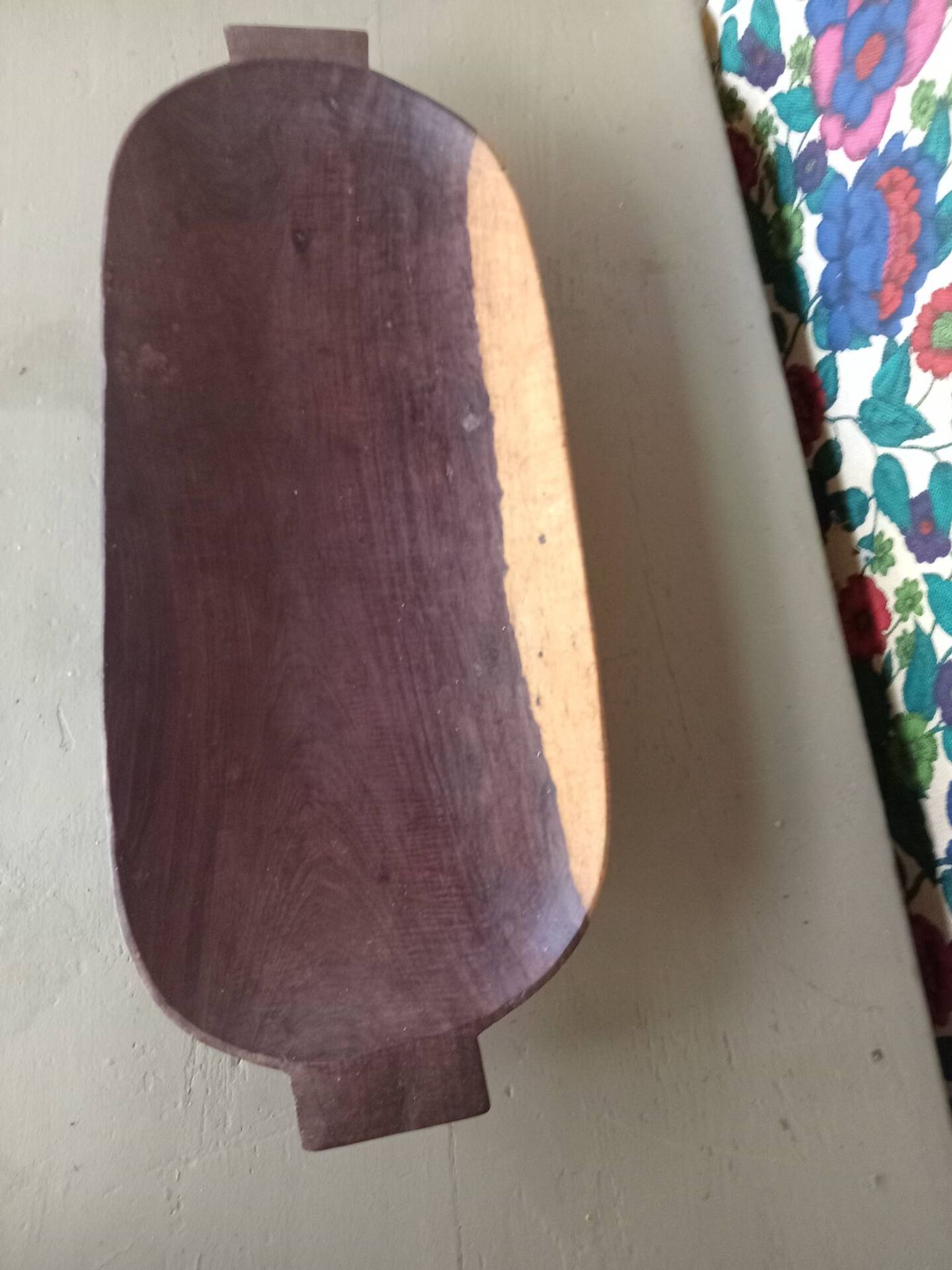 Exotic wood plate
