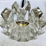Paire de suspensions en verre Boréns Borås 60/70s