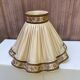 Large vintage scalloped lampshade