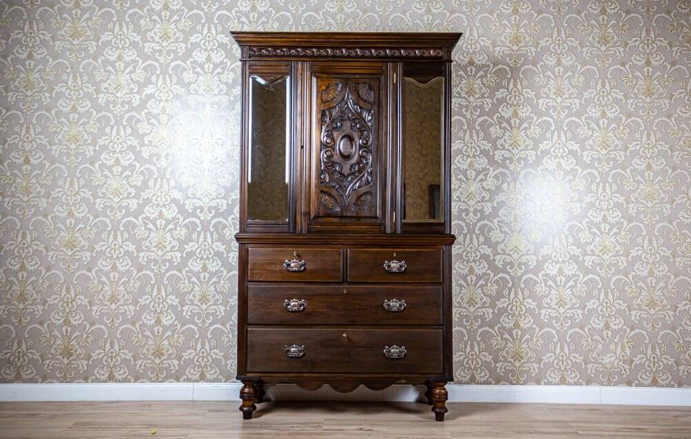 Scandinavian Walnut Buffet, 1930s