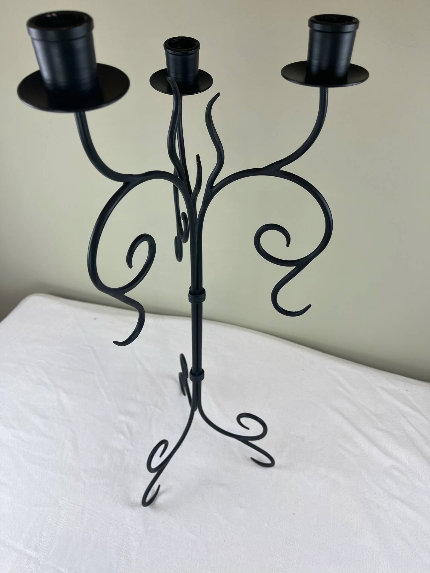 Large iron chandelier