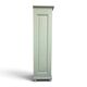 Parisian bonnetière, solid pine, Art Deco, renovated, grey-green.