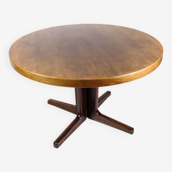 Round Dining Table Made In Rosewood By Skovby Møbelfabrik From 1960s