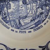 4 advertising plates Yoplait- The 3 musketeers