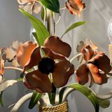 70s floral chandelier