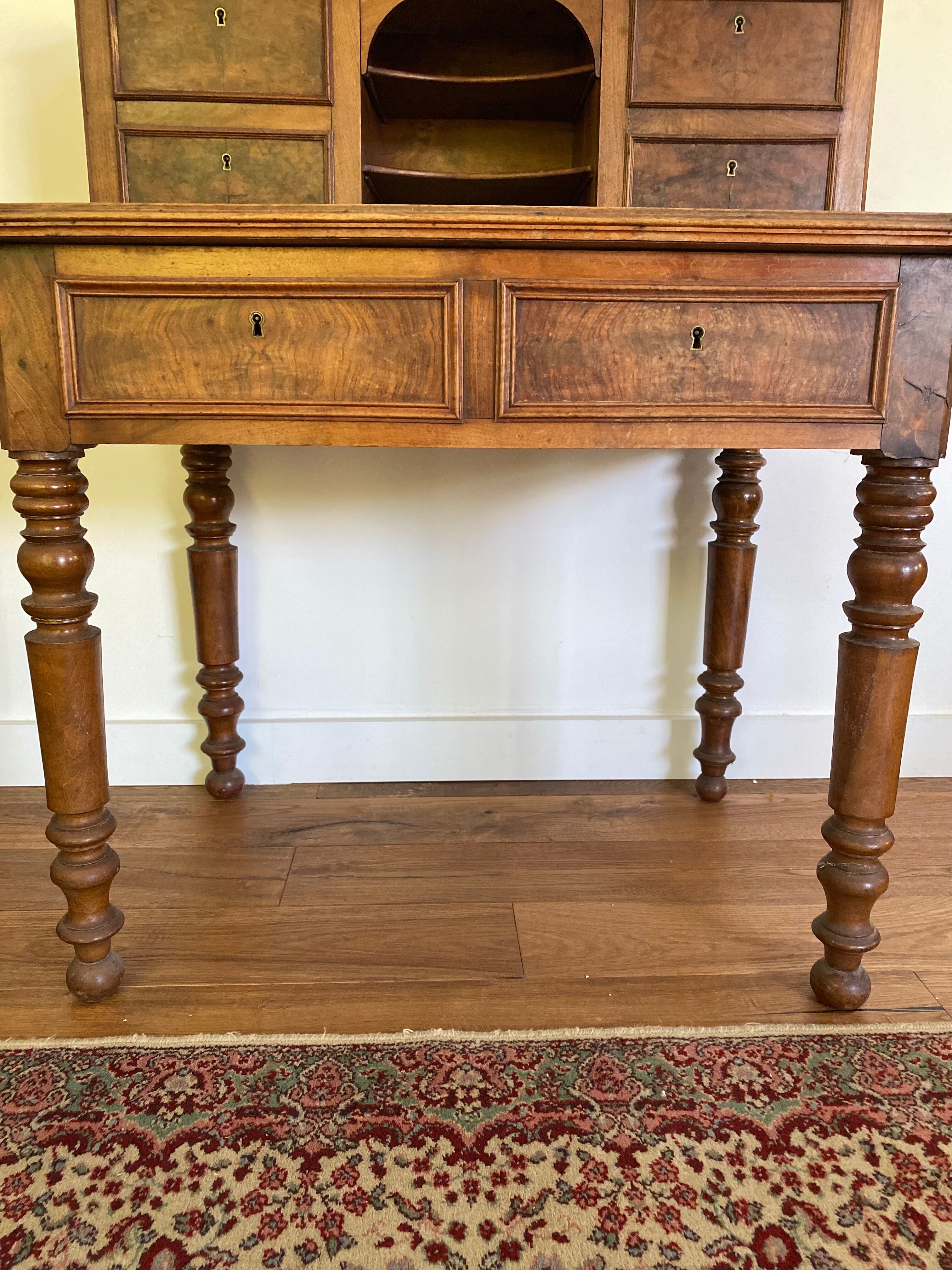 Vintage antique wooden desk