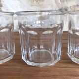 Set of 3 old jam glass jars