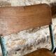 Set of 4 mismatched old school style chairs