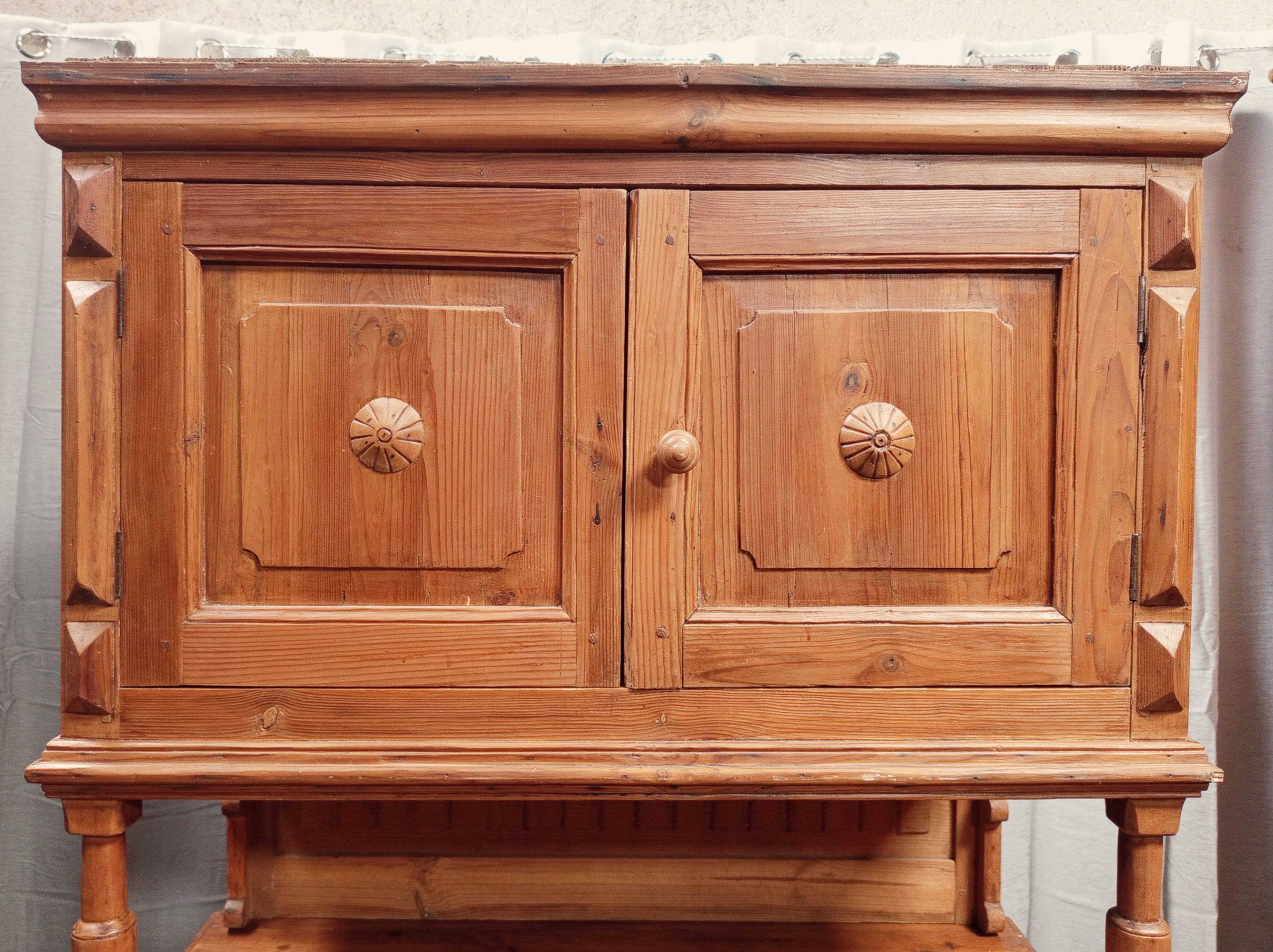 Savoyard pine sideboard