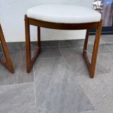 70s Scandinavian style stool or ottoman