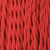 Pleated opaline portable lamp, 2 M fabric cable