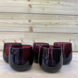 Set of 5 glasses cups Biot