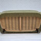 1960s, Danish 2-seater sofa, original furniture velour, beech wood.