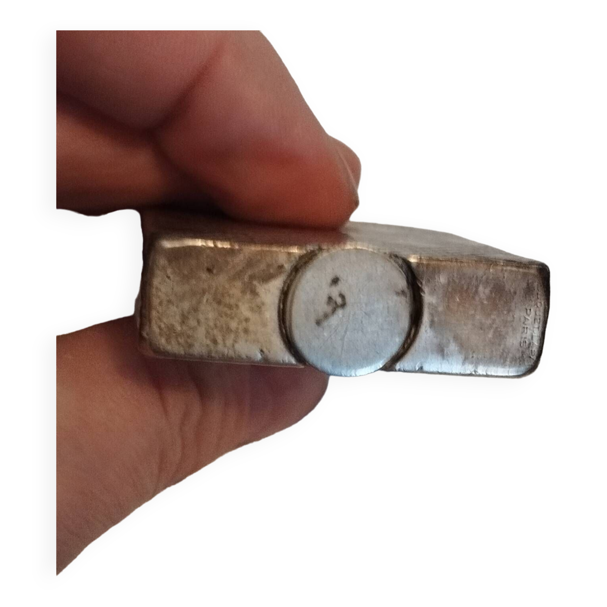 Old silver lighter