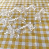 Porte couteaux teckels transparents