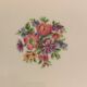 Chocolate cake dish Raynaud Limoges floral decoration