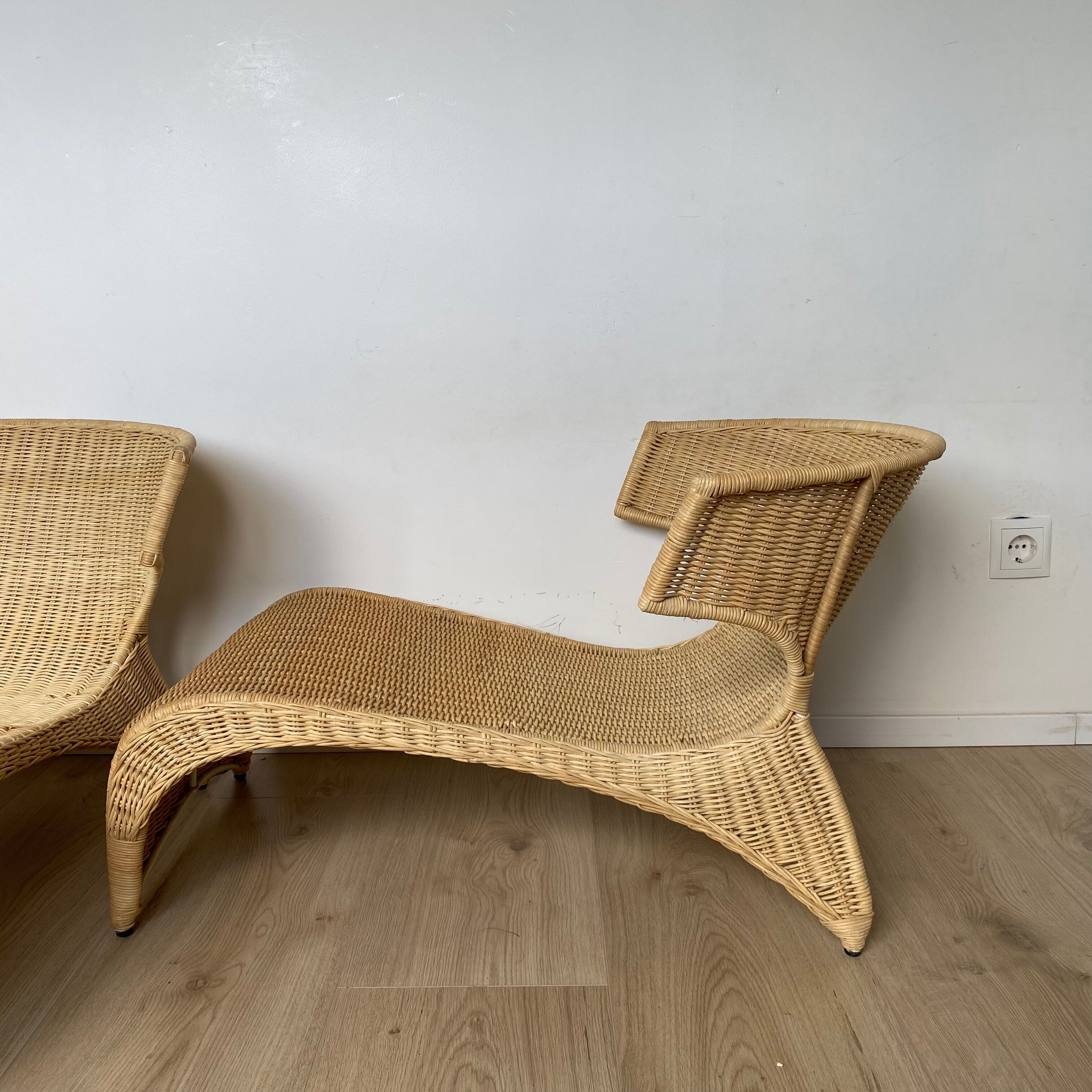 IKEA PS SÄVÖ rattan lounge chairs