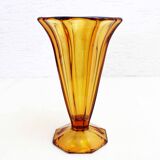 Art Deco glass vase 1930