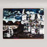 1980s Playing Cards Box by Piero Fornasetti