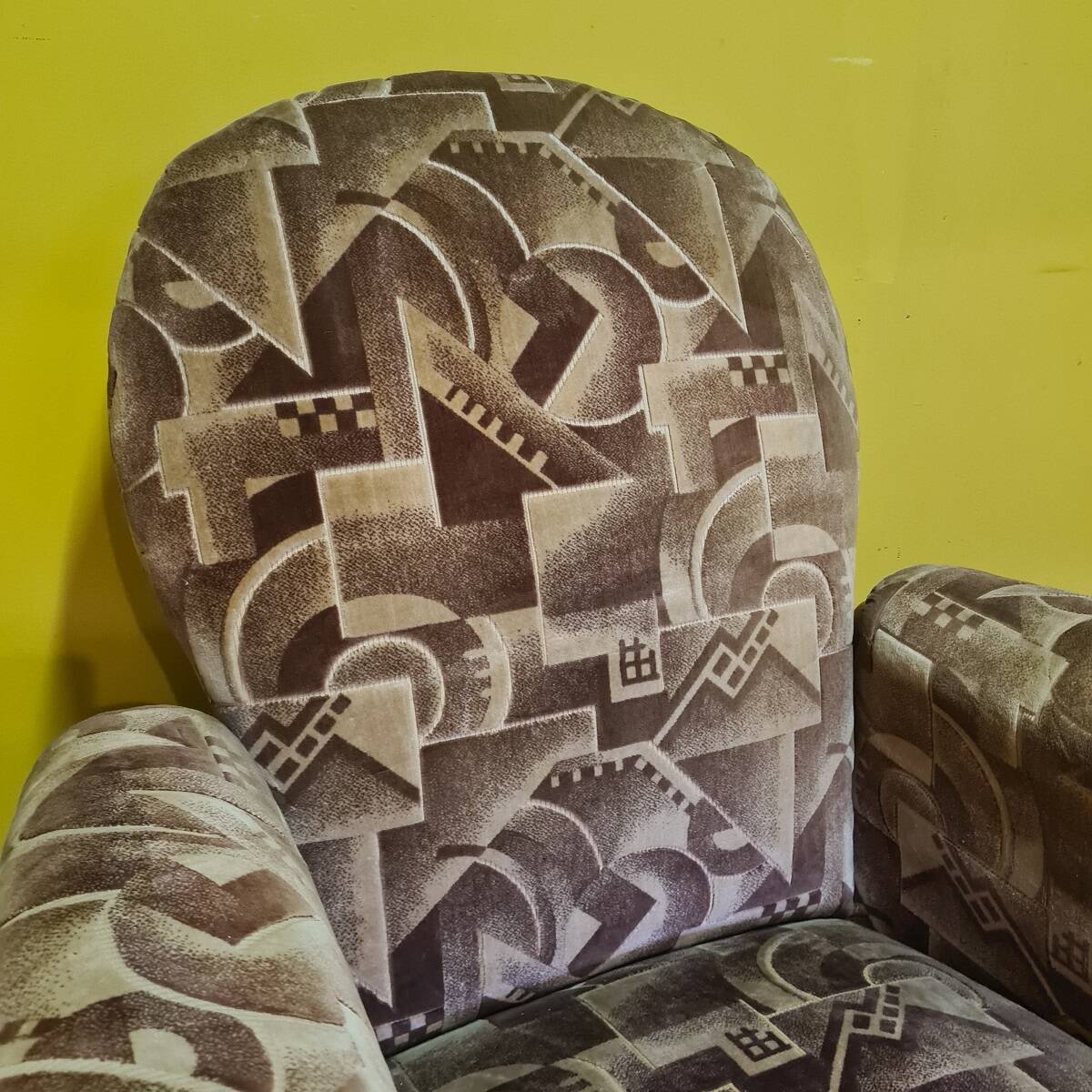 French Art Deco Lounge Armchair Circa 1920.