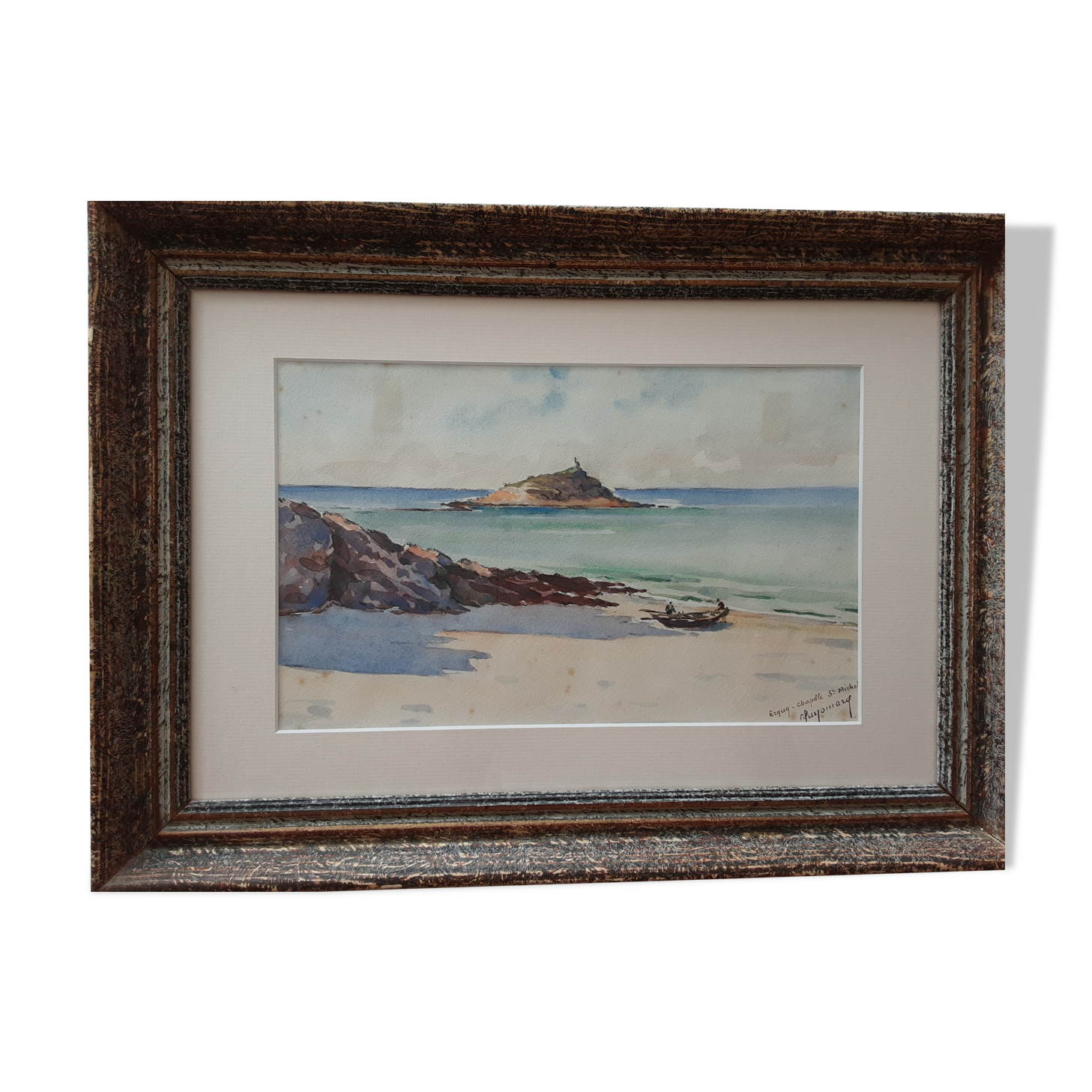 Tableau aquarelle marine