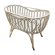 Rattan baby cradle