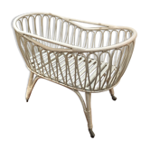 Berceau de bébé en rotin