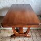 Art-deco table in oak