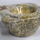 Empty pocket in vintage glazed ceramic signed "Gelb"