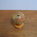 Mid-century Small Globe with  Wooden Base, by prof Paul Rath,1950‘s