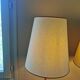 Pair of vintage twisted wood lamps
