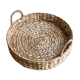 Round top in vintage braided rattan