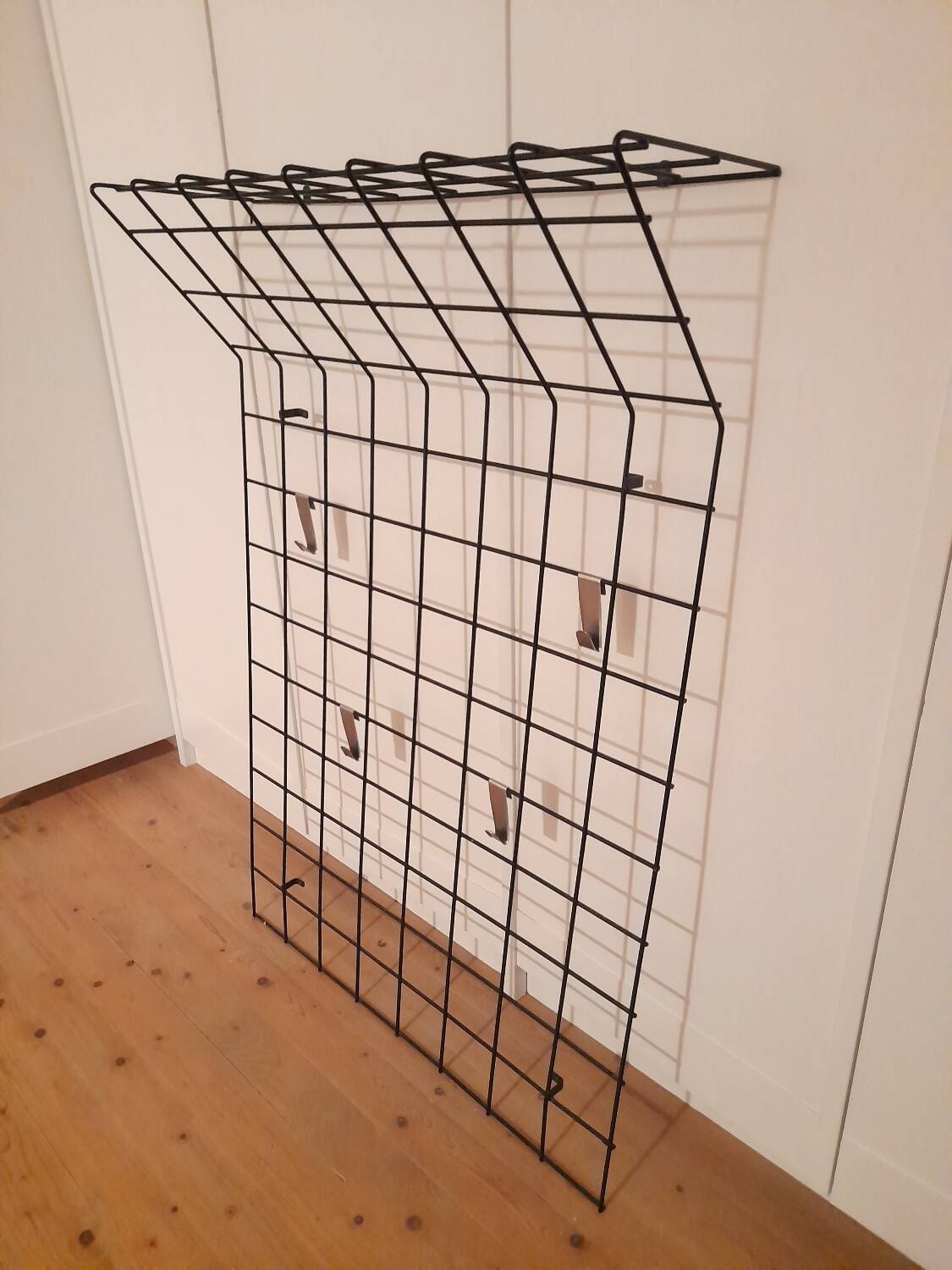 Karl Fichtel wall-mounted coat rack, 1960s