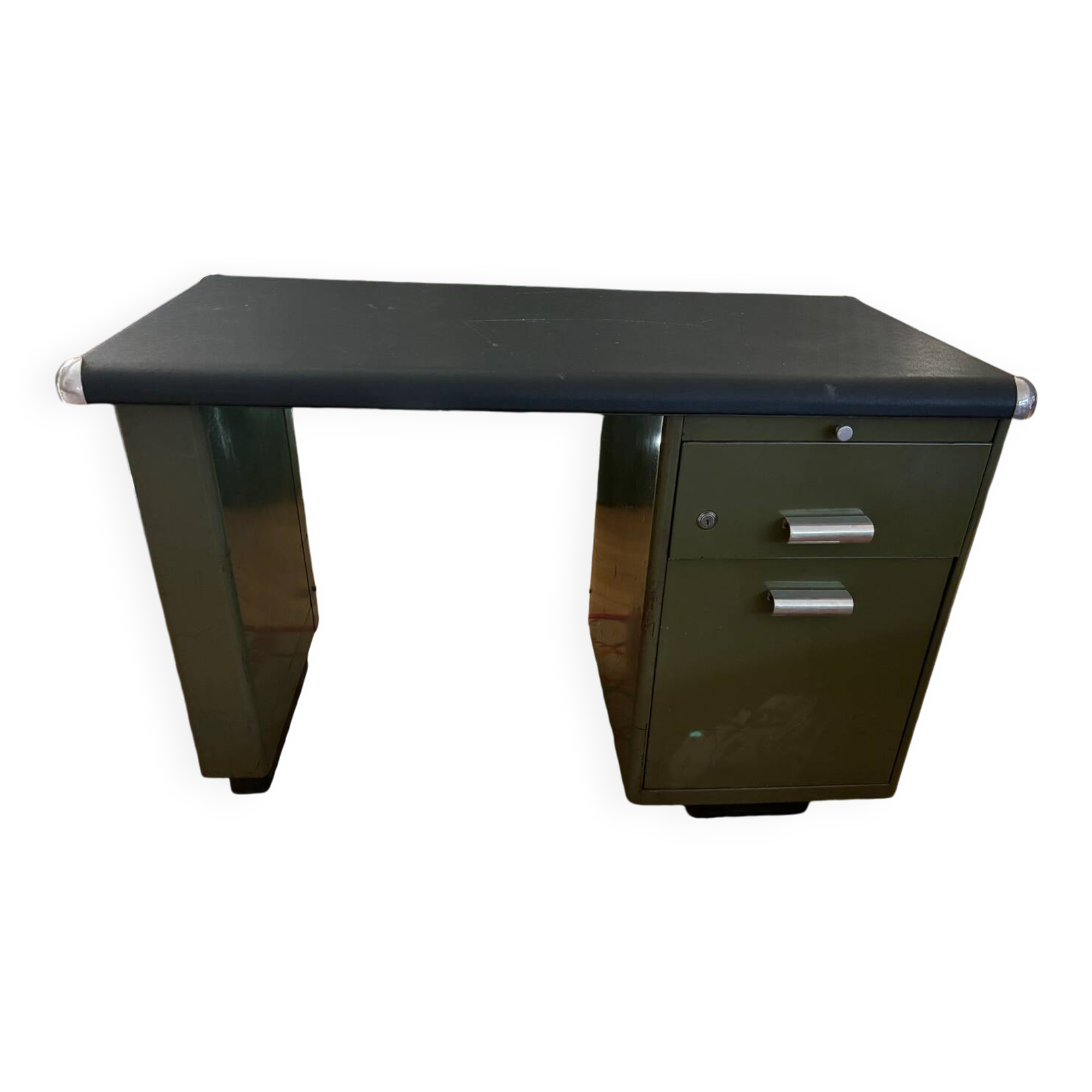 Metal military desk