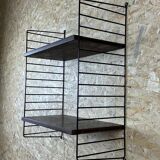 60s 70s oak string shelf module by Kajsa & Nils "Nisse" Strinning Sweden