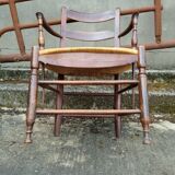 Fauteuil bonne femme paillé