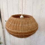 Vintage Scandinavian style rope pendant light