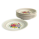 8 assiettes à dessert