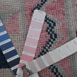 Vintage Turkish Oushak Rug Handwoven 95x300 cm