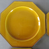 6 Poet Laval beaded octagonal plates
