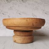 Compotier orme bois sculpté