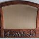 Miroir biseauté bois sculpté Art déco