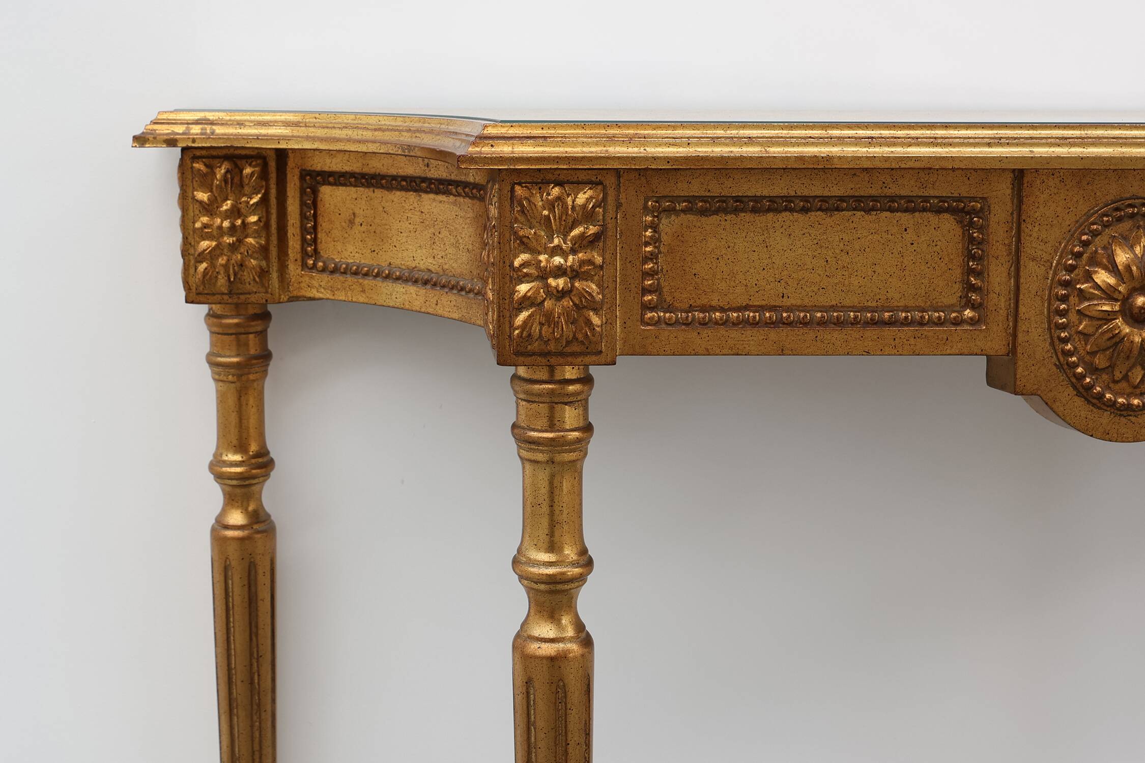 Table console de style Louis XVI par Deknudt, Belgique, 20e siècle